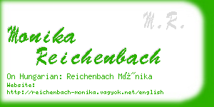 monika reichenbach business card